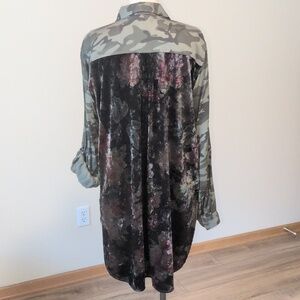 Velvet & Camouflage Tribal Shirt